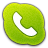 Skype Phone Green Icon 48x48 png